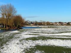 A River Thames backwater by Port Meadow