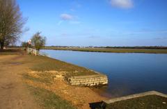 Slipway on the River Thames at Binsey, Oxfordshire