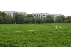 View across Port Meadow towards Oxford