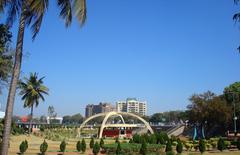 Rotary Club gardens at Tank Bund in Hyderabad