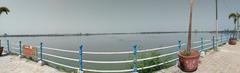 Panorama view of Hussain Sagar Lake