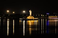 Long Exposure at Tank bund Buddha statue