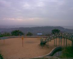 Vilangan Kunnu hill with lush green vegetation in Kerala