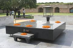 Mahatma Gandhi's Tomb at Raj Ghat, Delhi