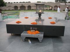 Mahatma Gandhi's Samadhi in Delhi, India