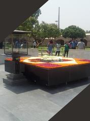 samadhi of Mahatma Gandhi at Rajghat