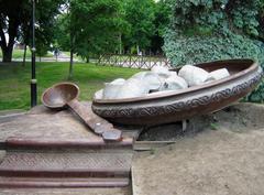 Galushki Monument in Poltava, Ukraine