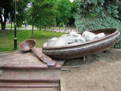 Poltava monument Galushki