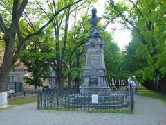 monument to writer I. P. Kotlyarevsky in Ukraine