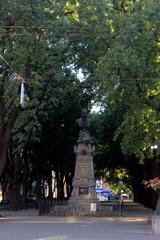 monument to writer Ivan Kotlyarevsky in Ukraine