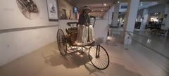 Interior of Gedee Car Museum showcasing vintage cars