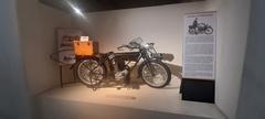 Interior of the Gedee Car Museum showcasing vintage cars