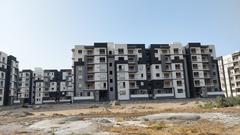 residential buildings of the Dar Misr housing project in New Cairo