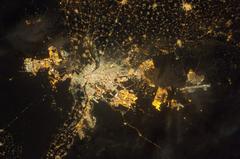 Aerial view of Egypt from the International Space Station