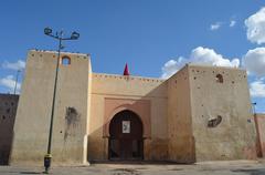 Outer side of Bab Doukkala gate, Marrakesh