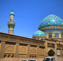 Haydar-Khana Mosque view from al-Rasheed Street