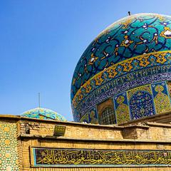 Al-Haidarkhaneh Mosque dome in Baghdad