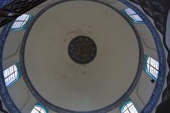 Interior dome of Al-Haidar Khana Mosque in Baghdad, Iraq