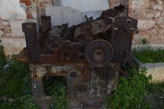 ancient machine at Palais du Bey in Oran