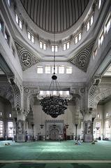 Inside the el-Nour Mosque in el-'Abbasiya, Cairo, Egypt