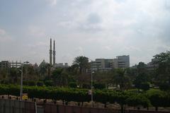 El-Nor Mosque and Arab el-Mohammady Garden in Abbasyia, Cairo