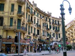 Midan Talaat Harb in Central Cairo