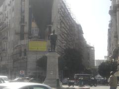 Monument in a roundabout in Cairo