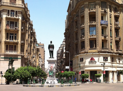 Plaza Talaat Harb in Cairo, Egypt