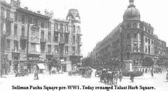 Statue of Soliman Pasha in Talaat Harb Square, Cairo