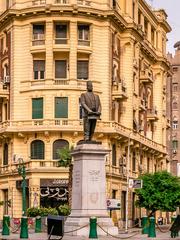 Statue at Talat Harb Square in Cairo