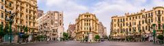 Talat Harb Square in downtown Cairo