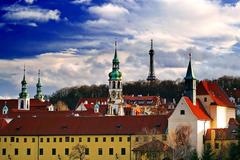 View of Hradčany and Petřín Hill