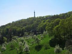 Petrin Petřín tower in Prague