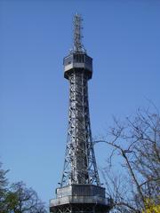 Petřín Lookout Tower on Petřín hill in Prague