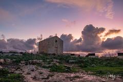 Sunset in Dingli Malta