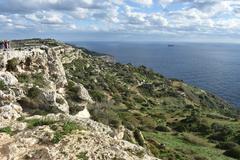 panoramic view of Dingli Cliffs