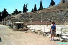 View of the Theater of Dionysus in Athens, July 2003