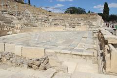 Acropolis with Theater of Dionysos in Athens, Greece