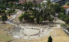 Theater of Dionysus at the foot of the Acropolis in Athens