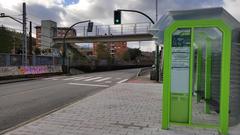 Arkotxa bus stop in Zaratamo, Spain