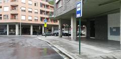 Altzadi Plaza bus stop in Galdakao, Spain