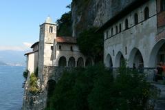 Santa Caterina del Sasso church exterior