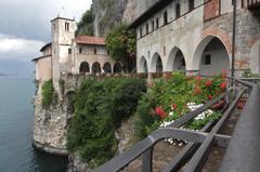 Santa Caterina del Sasso Church in Leggiuno