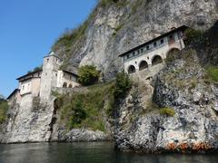 Eremo di Santa Caterina del Sasso on Lago Maggiore in Leggiuno