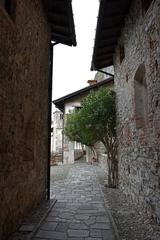 The hermitage of Santa Caterina del Sasso in Leggiuno, Italy