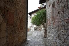 Hermitage of Santa Caterina del Sasso in Leggiuno, Italy