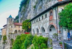 Church of Santa Caterina del Sasso Monastery in Leggiuno