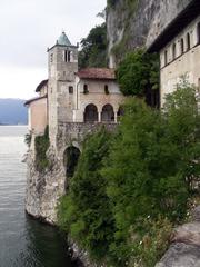 Santa Caterina del Sasso monastery on Lake Maggiore