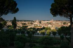 Rome view from Trinité des Monts