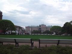 Mariinsky Palace seen from Isaac Cathedral